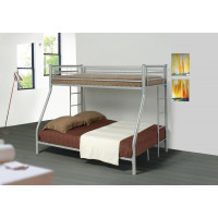 Coaster Furniture 460062 Hayward Twin over Full Bunk Bed Silver